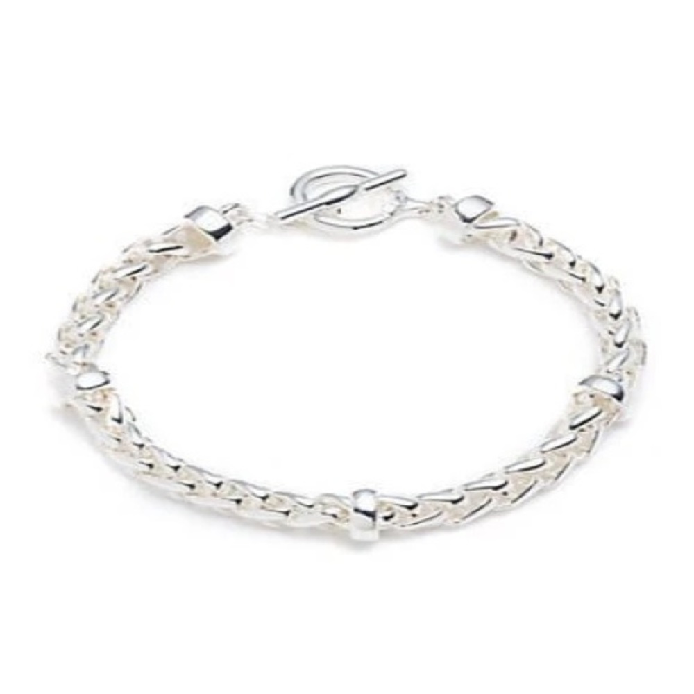 Ralph Lauren Silver-Tone Flex Chain Bracelet